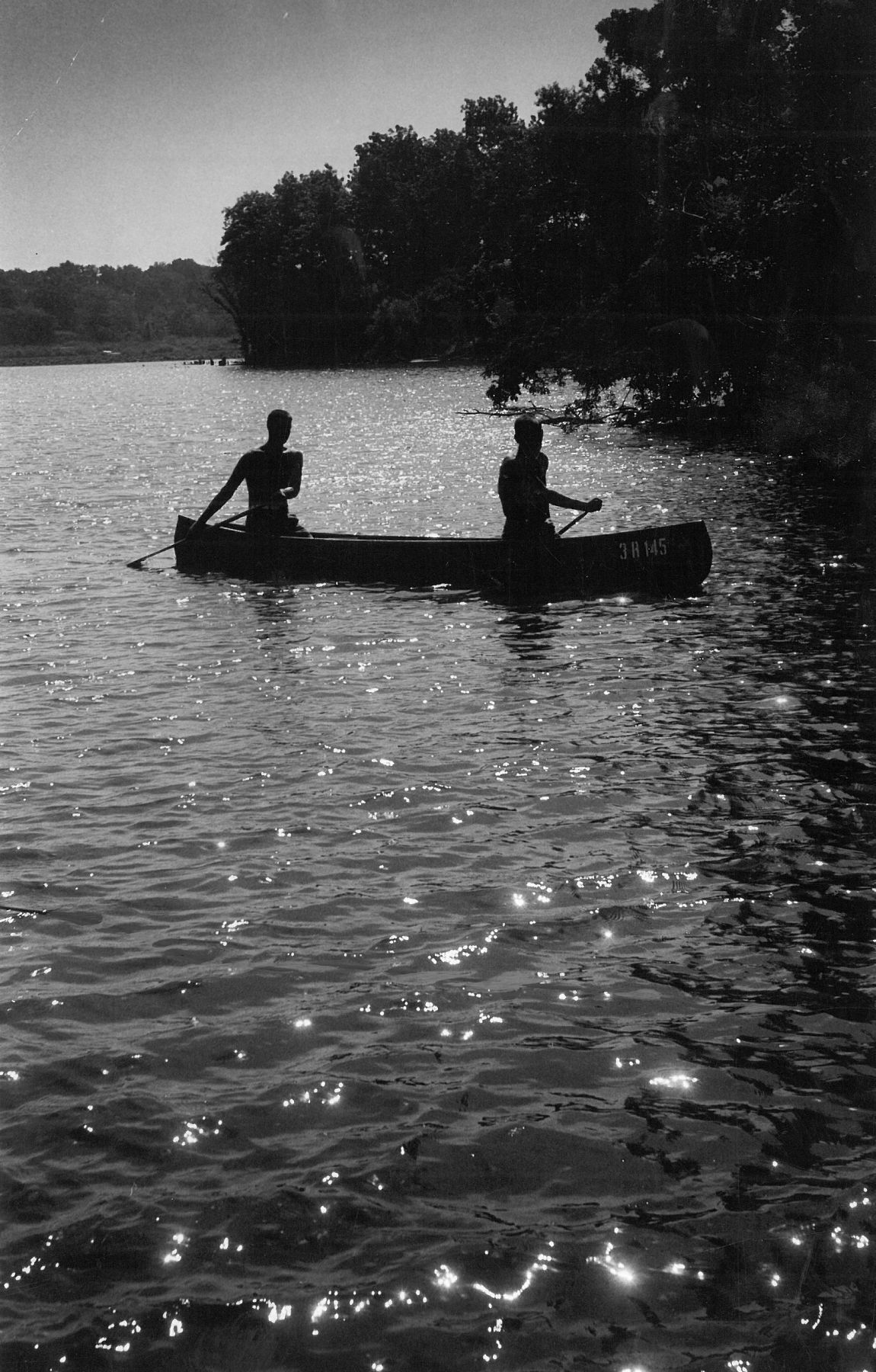 Evening canoe ride